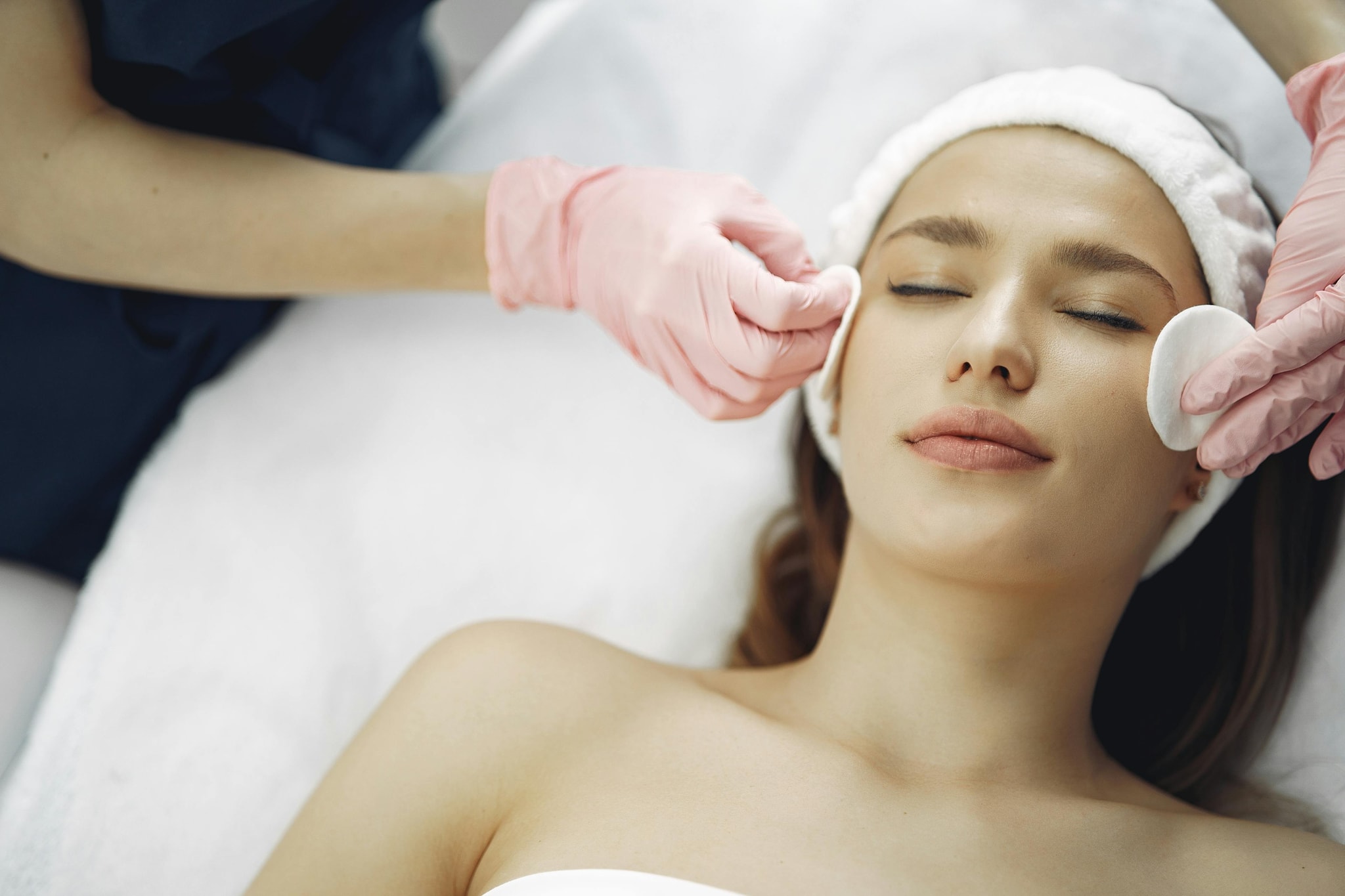 Professional facial treatment at BC Medical Clinic